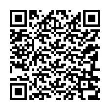 QR-koodi puhelinnumerolle +12186236208