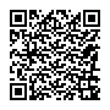 QR-koodi puhelinnumerolle +12186341817