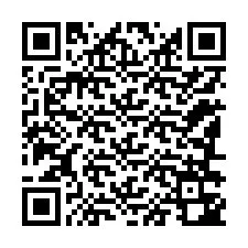 QR код за телефонен номер +12186342631