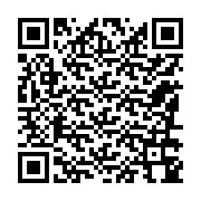 Kode QR untuk nomor Telepon +12186344867