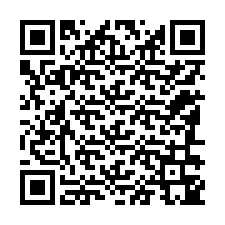 QR-koodi puhelinnumerolle +12186345019