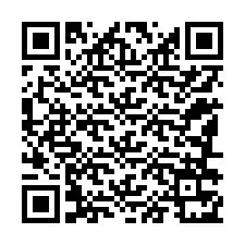 QR-koodi puhelinnumerolle +12186371630