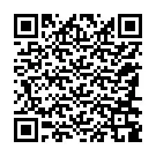 Código QR para número de teléfono +12186389388