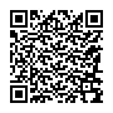 Codice QR per il numero di telefono +12186394316