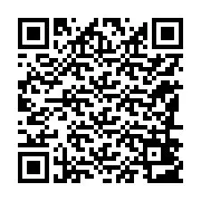 Kode QR untuk nomor Telepon +12186403492