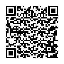 QR kód a telefonszámhoz +12186403548