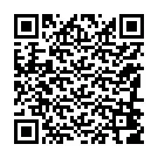 QR-code voor telefoonnummer +12186406206