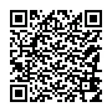 QR-koodi puhelinnumerolle +12186414831