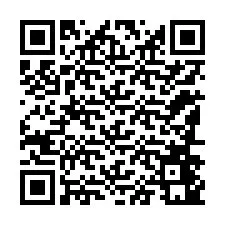 Código QR para número de teléfono +12186441791