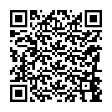 Código QR para número de teléfono +12186444112