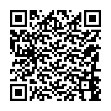 QR-koodi puhelinnumerolle +12186444113