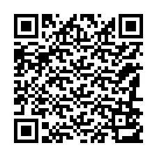 QR kód a telefonszámhoz +12186513211