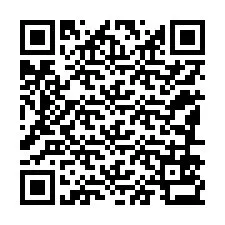 QR-koodi puhelinnumerolle +12186533830