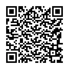 Código QR para número de teléfono +12186539002