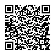 QR Code สำหรับหมายเลขโทรศัพท์ +12186559856