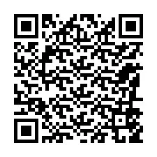 Código QR para número de telefone +12186559857