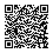 QR-code voor telefoonnummer +12186564432