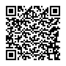 QR kód a telefonszámhoz +12186568598