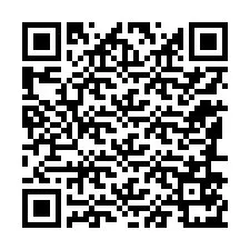 QR-Code für Telefonnummer +12186571186