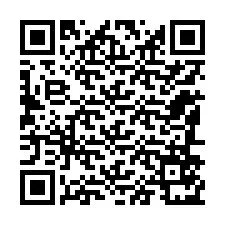 QR Code สำหรับหมายเลขโทรศัพท์ +12186571647