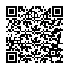 Codice QR per il numero di telefono +12186574324