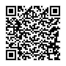 Código QR para número de teléfono +12186578718