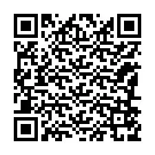 QR-koodi puhelinnumerolle +12186579225