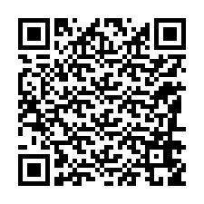 QR код за телефонен номер +12186659952