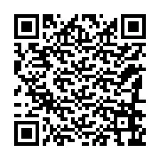 Código QR para número de teléfono +12186666601