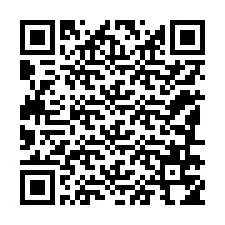 QR kód a telefonszámhoz +12186754531