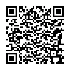 QR kód a telefonszámhoz +12186794445