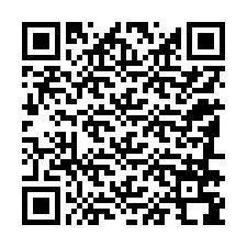 QR-kood telefoninumbri jaoks +12186798618