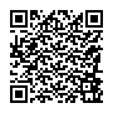 QR kód a telefonszámhoz +12186861316