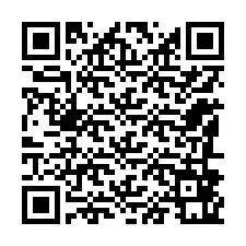 QR kód a telefonszámhoz +12186861457