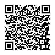 QR Code สำหรับหมายเลขโทรศัพท์ +12186863056