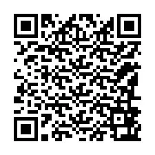 Código QR para número de telefone +12186863471