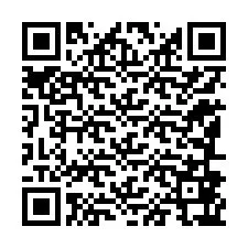 QR код за телефонен номер +12186867132