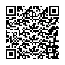 QR kód a telefonszámhoz +12186867805