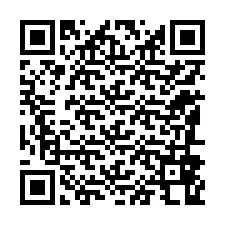 Kode QR untuk nomor Telepon +12186868856