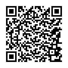 QR-koodi puhelinnumerolle +12186872073