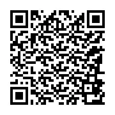 Código QR para número de teléfono +12186872078