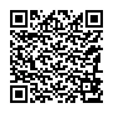 Código QR para número de teléfono +12186873404