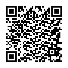 QR-koodi puhelinnumerolle +12186875233