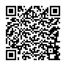 QR-koodi puhelinnumerolle +12186880439