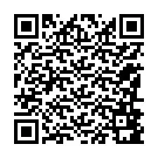 QR-koodi puhelinnumerolle +12186881573