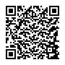 Código QR para número de teléfono +12186883310