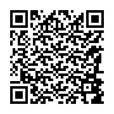 QR код за телефонен номер +12186886342