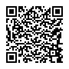 QR-koodi puhelinnumerolle +12186888203