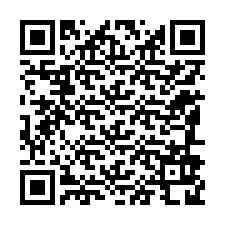 QR Code สำหรับหมายเลขโทรศัพท์ +12186928906