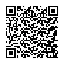 QR код за телефонен номер +12187061580